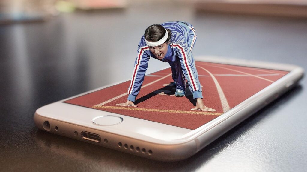 A person on a trackAI-generated content may be incorrect.